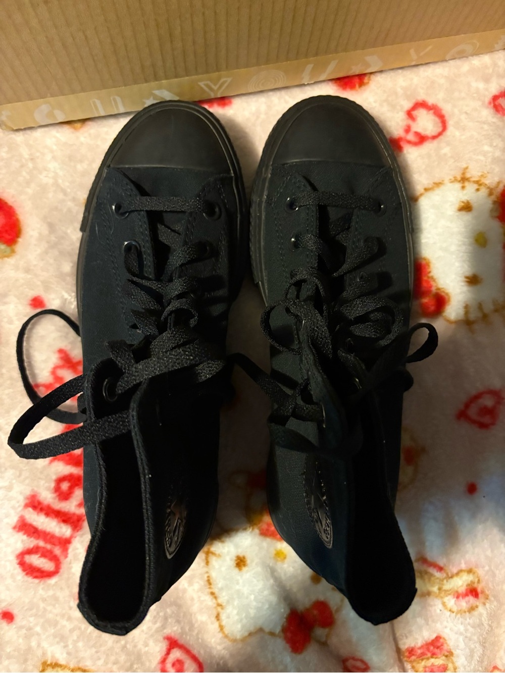 Converse Black High-Top Platform Sneaker - Picture 3 of 8